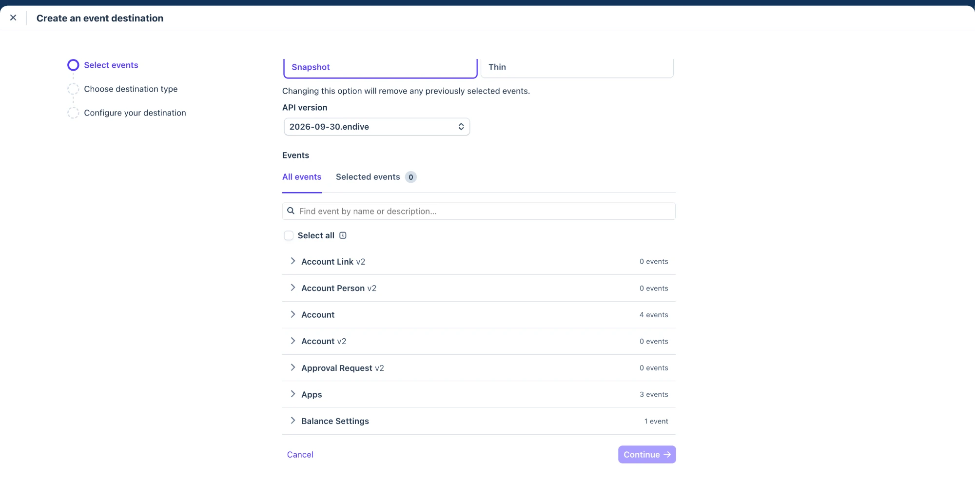 Ereignis-Suchfeld: Find event by name or description